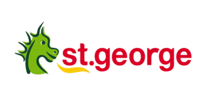 St. George logo with green dragon illustration.